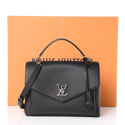 Louis Vuitton Soft Calfskin My Lockme Top Handle Black 8 of 8