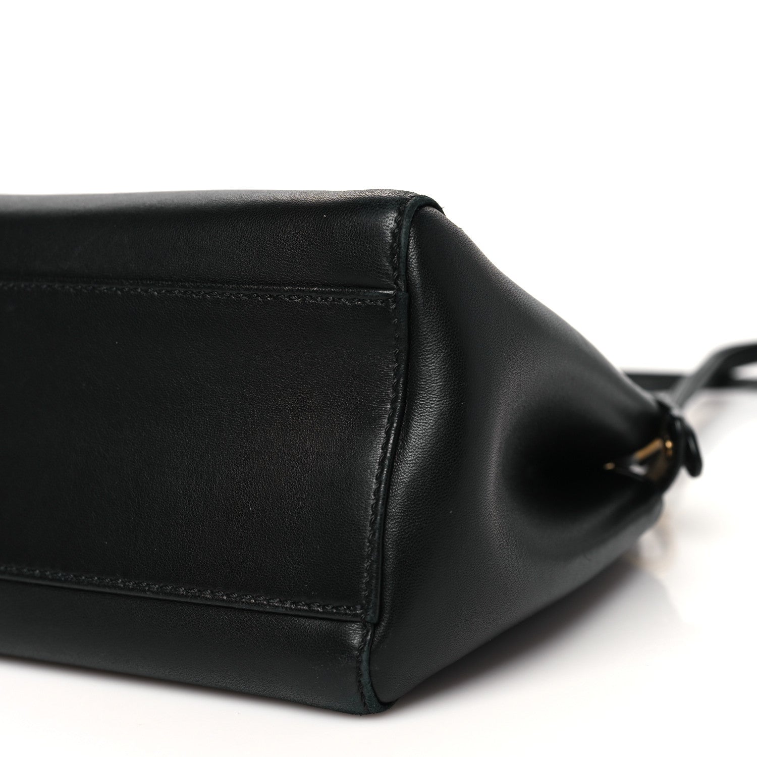 Fendi Nappa Mini Peekaboo Iconic Satchel Black 11 of 11