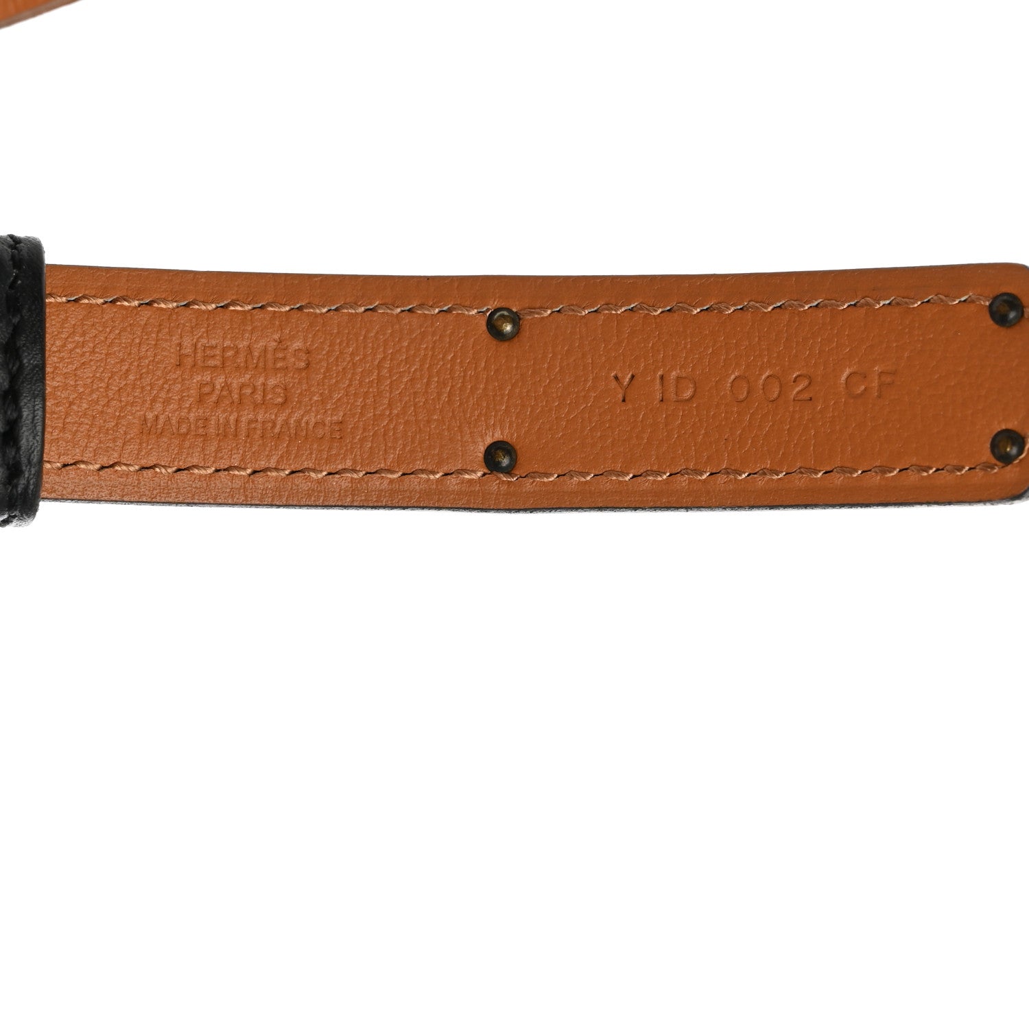 Hermes Epsom Kelly Belt Black 3 of 4