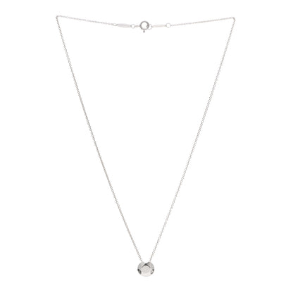 Tiffany Sterling Silver Elsa Peretti Two Carat Faceted Pendant Necklace 3 of 8