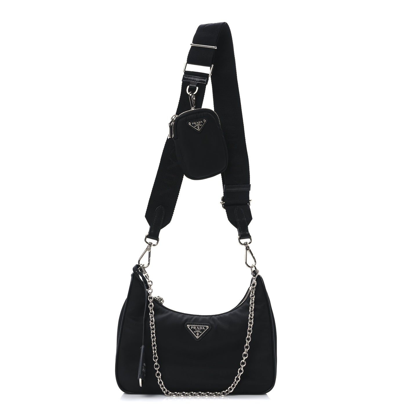 Nylon Re-Edition 2005 Shoulder Bag Black