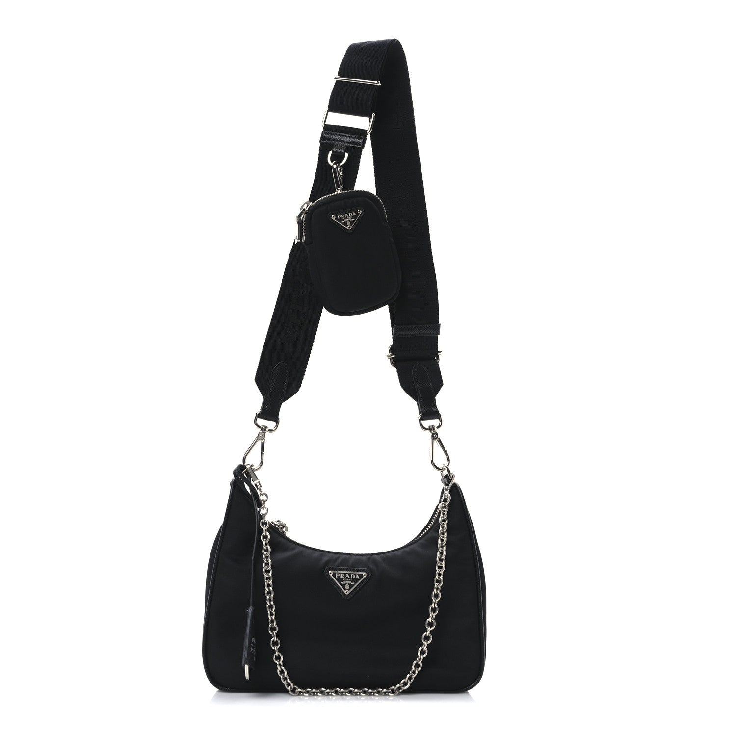 Prada Nylon Re-Edition 2005 Shoulder Bag Black 1 of 9