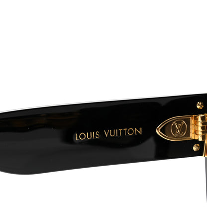 Louis Vuitton Square LV Empreinte Square Sunglasses Z1611W Black 5 of 6