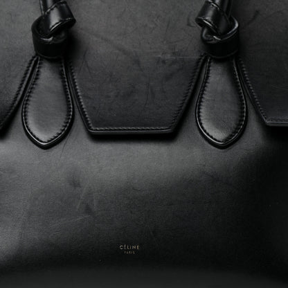 Celine Smooth Calfskin Small Tie Knot Tote Black 9 of 9