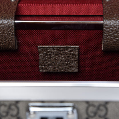 Gucci GG Supreme Monogram Globe-Trotter Beauty Case Brown 8 of 10