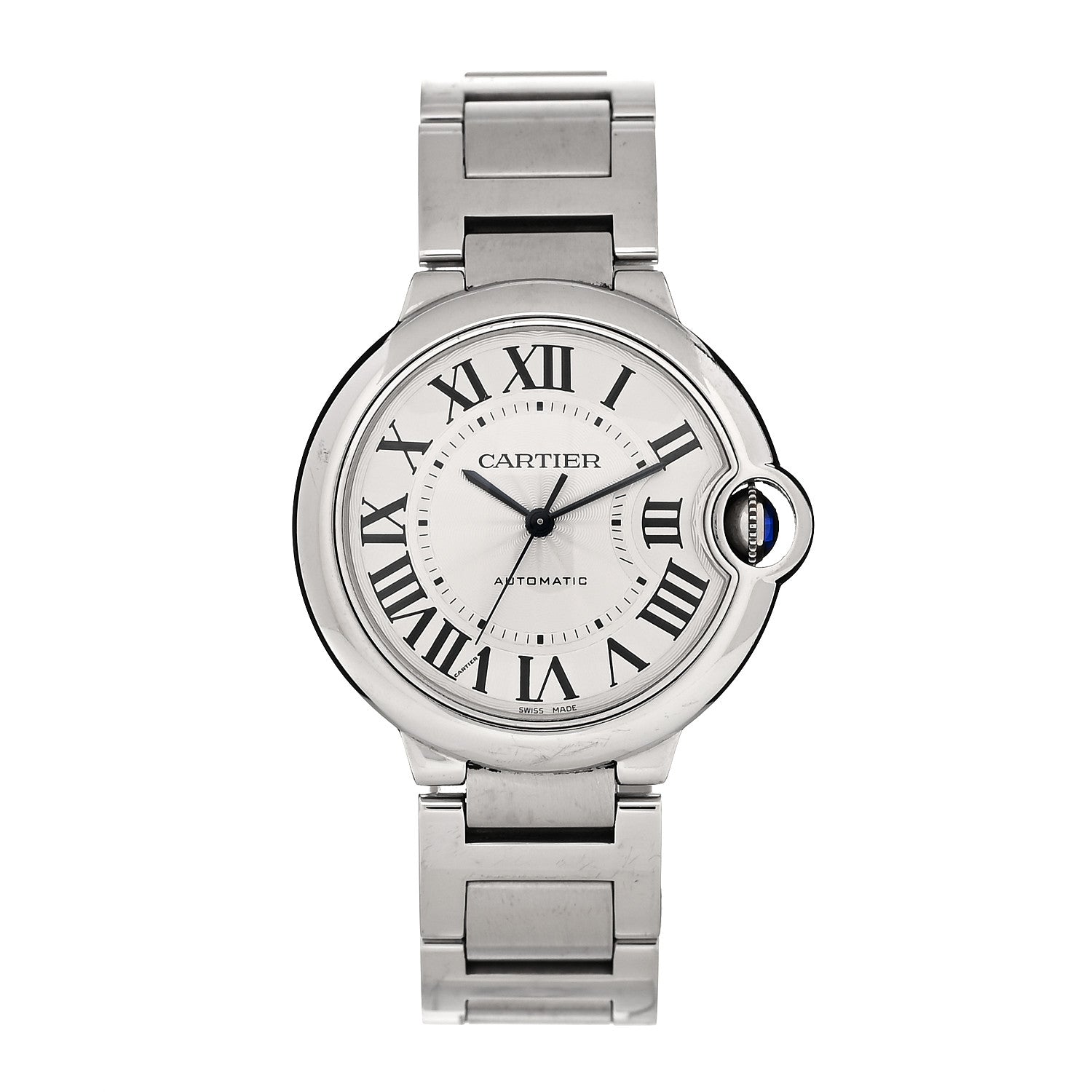 Cartier Stainless Steel 36mm Ballon Bleu De Cartier Automatic Watch 1 of 4