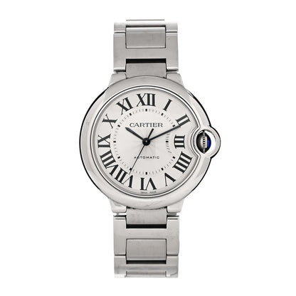 Cartier Stainless Steel 36mm Ballon Bleu De Cartier Automatic Watch 1 of 4