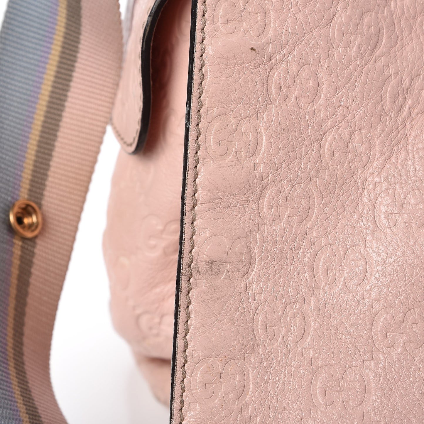 Guccissima Messenger Diaper Bag Pink