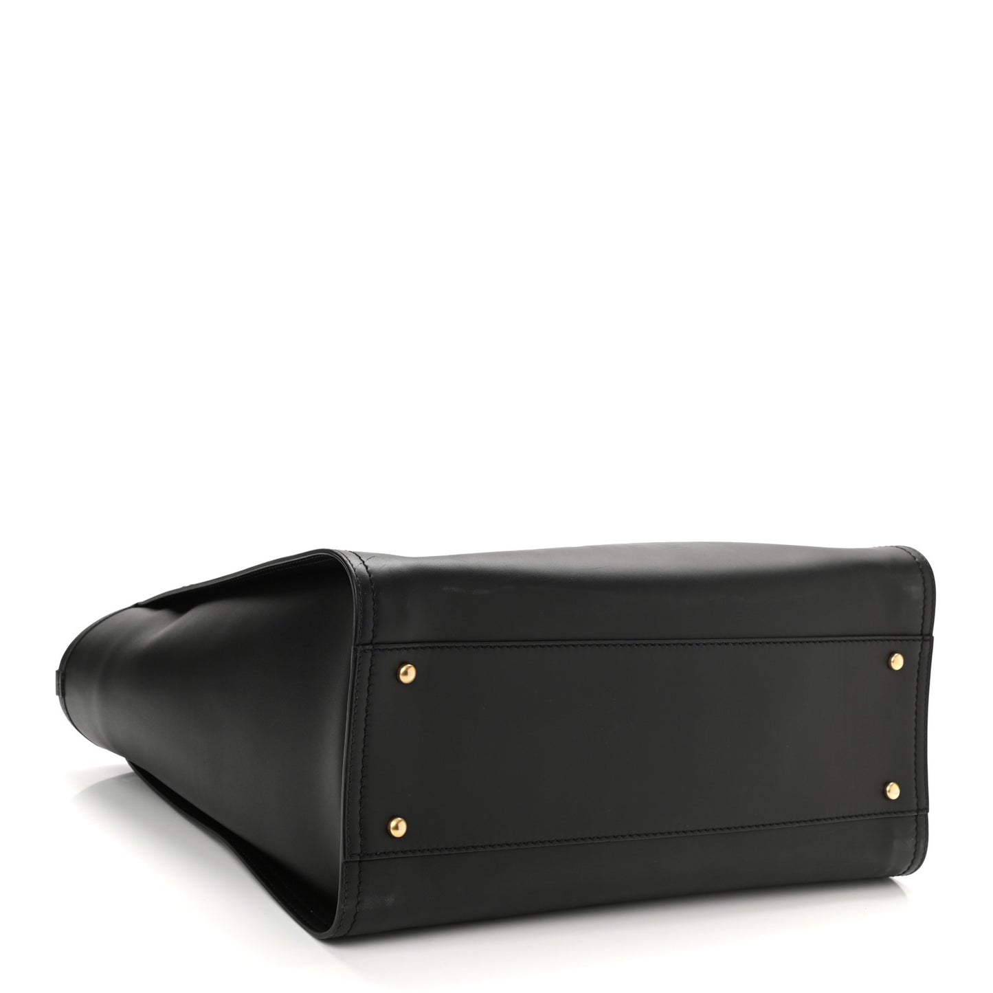 Calfskin Medium Deauville Tote Black