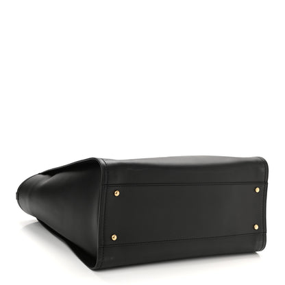 Chanel Calfskin Medium Deauville Tote Black 4 of 10