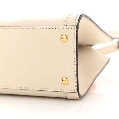 Gucci Wonka Grain Calfskin Mini Diana Tote Bag Mystic White Orange Fluo 10 of 10