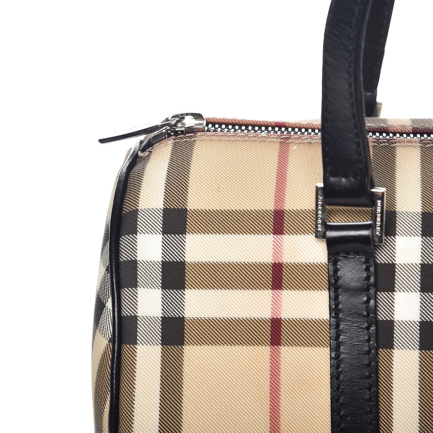 House Check London Satchel Black