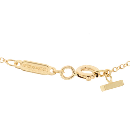 Tiffany 18K Yellow Gold Large T Smile Pendant Necklace 4 of 6