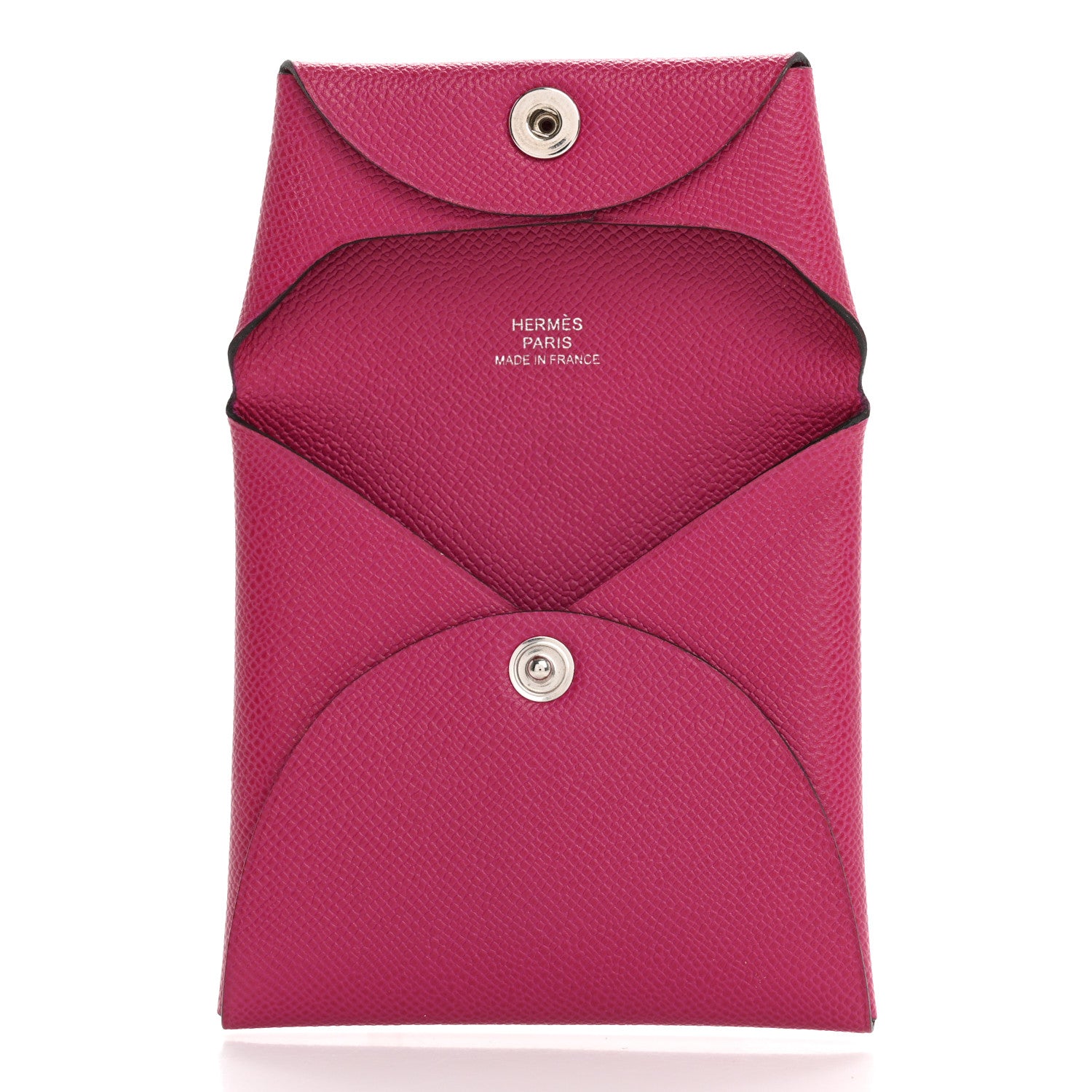 Hermes Epsom Bastia Coin Purse Rose Pourpre 5 of 9