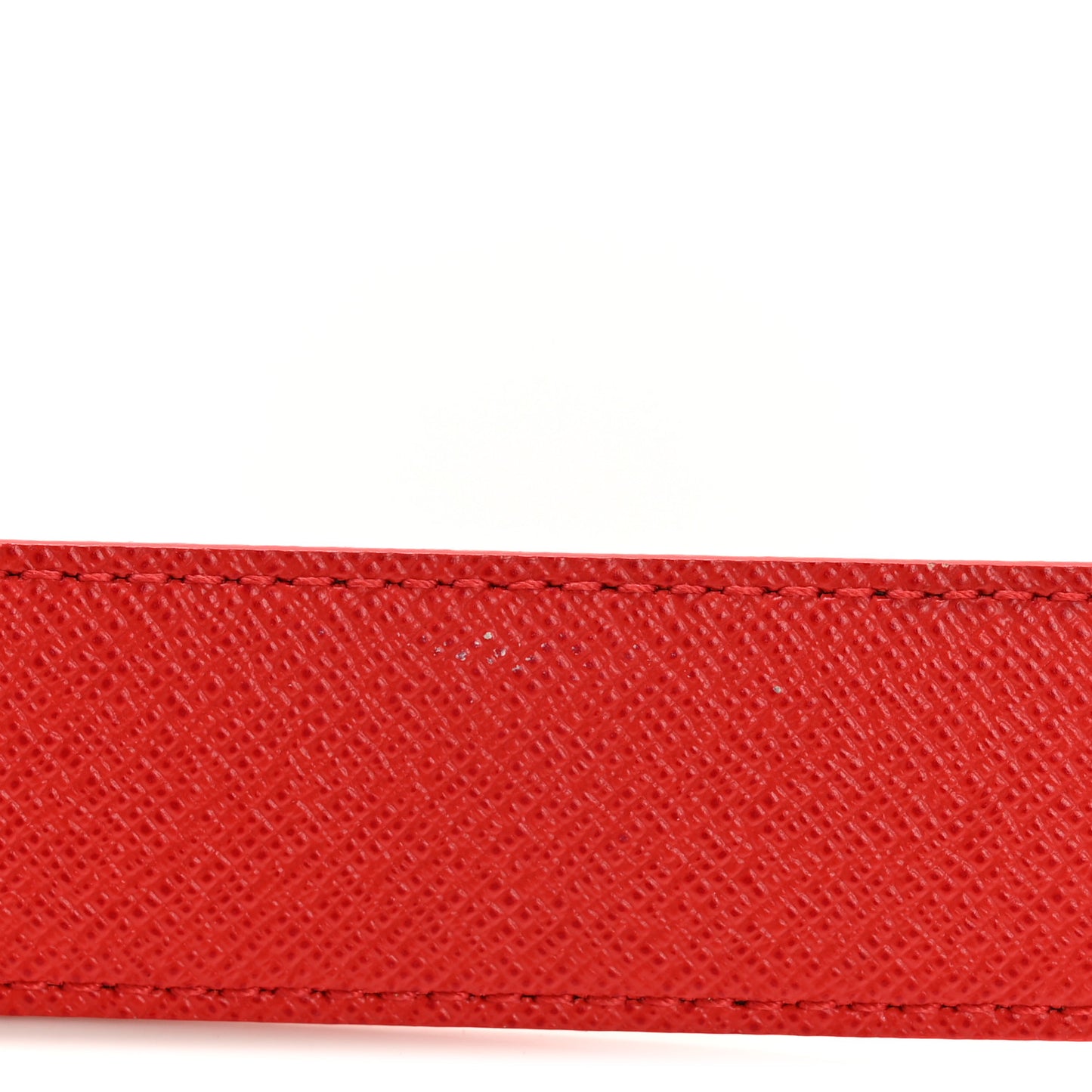 Monogram 30mm LV Initiales Reversible Belt 80 32 Coquelicot