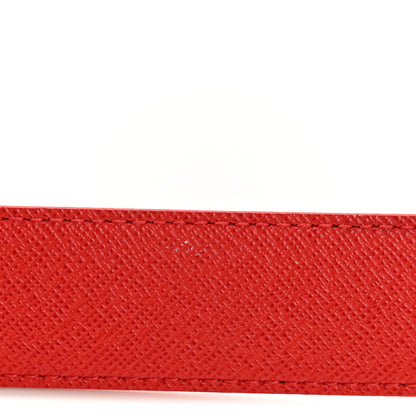 Louis Vuitton Monogram 30mm LV Initiales Reversible Belt 80 32 Coquelicot 6 of 9