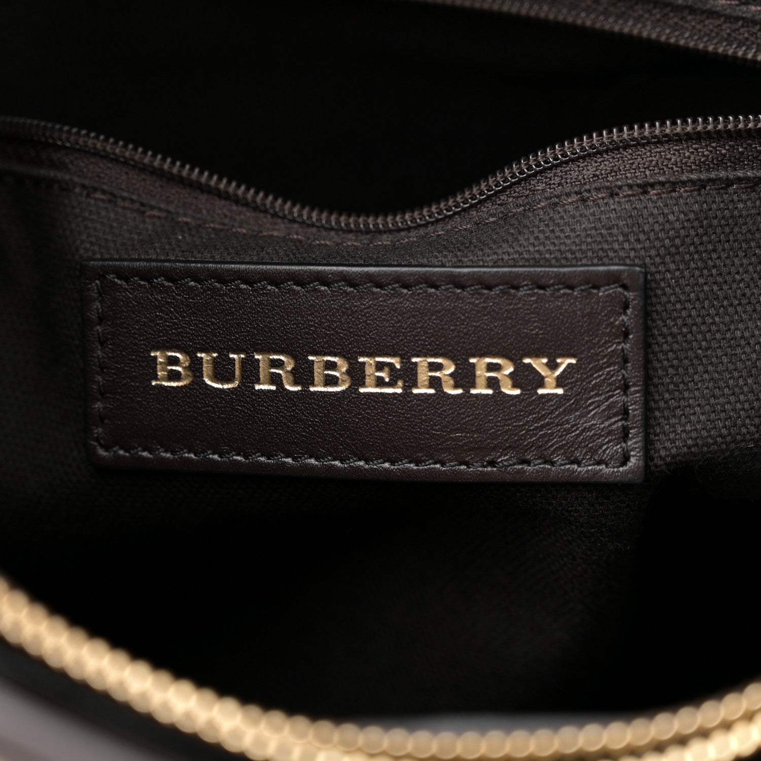 Burberry Haymarket Check Small Northfield Tote Chocolate 6 of 12