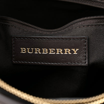 Burberry Haymarket Check Small Northfield Tote Chocolate 6 of 12