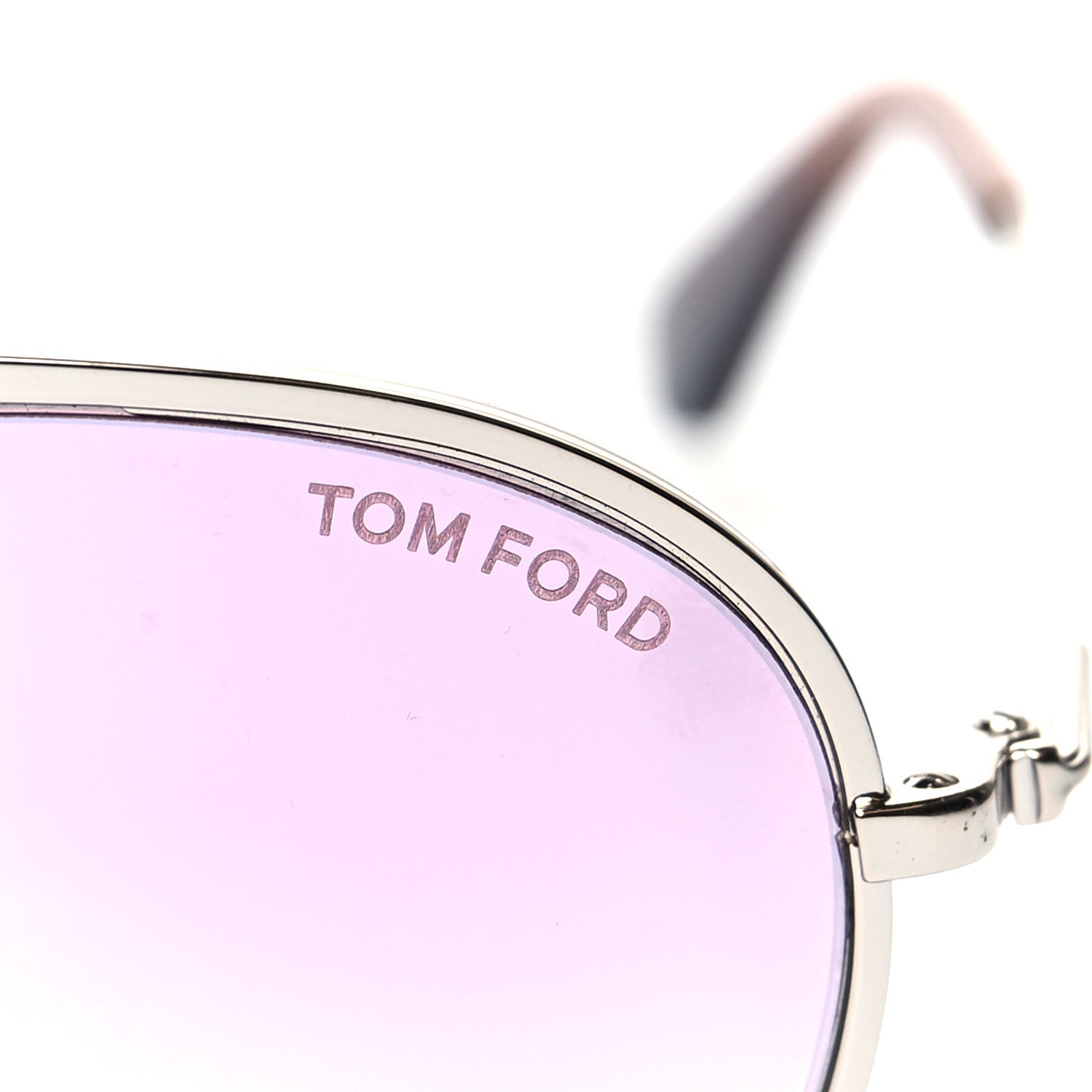 Tom Ford Metal Keith Aviator Sunglasses TF599 Silver 8 of 9