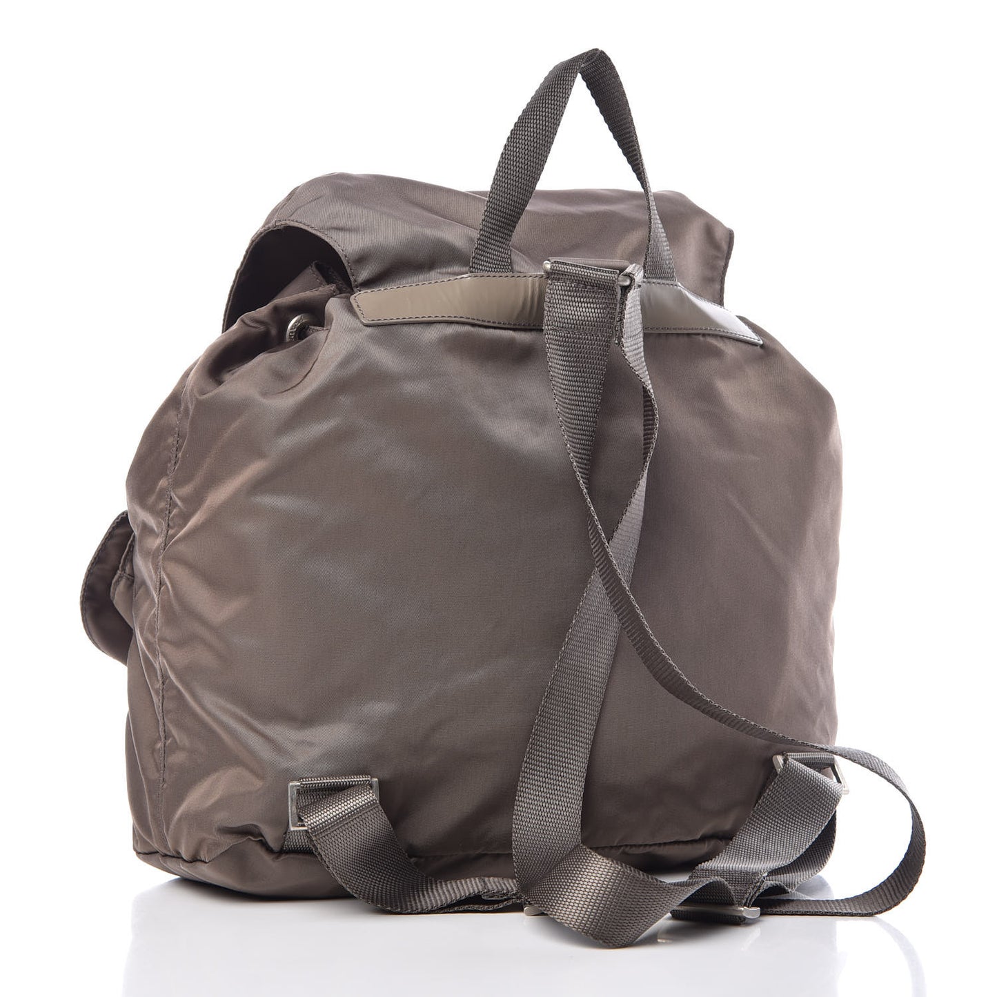 Tessuto Nylon Vela Medium Backpack Fumo