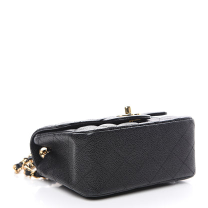 Chanel Caviar Quilted Mini Square Flap Black 3 of 13