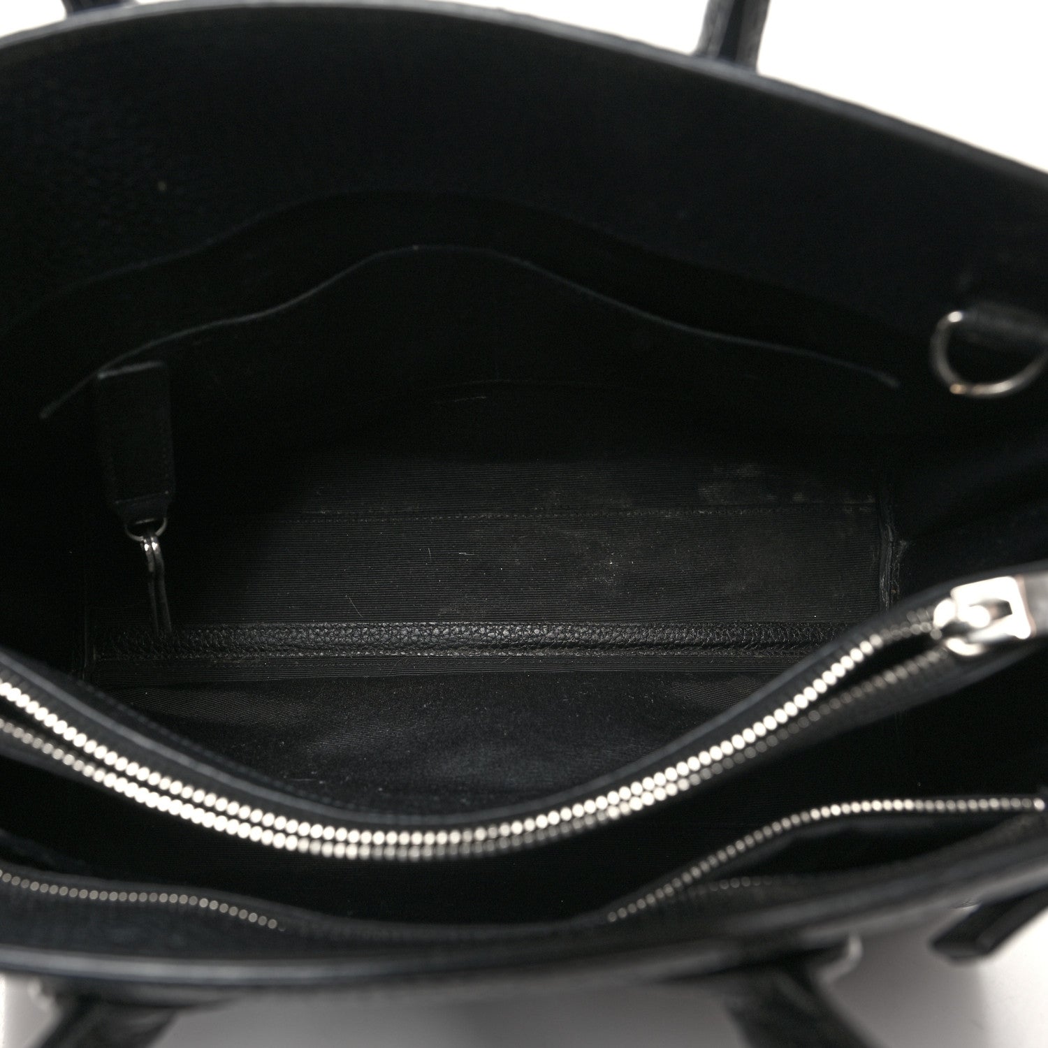 Saint Laurent Grained Calfskin Small Sac De Jour Black 6 of 15