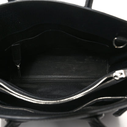Saint Laurent Grained Calfskin Small Sac De Jour Black 6 of 15