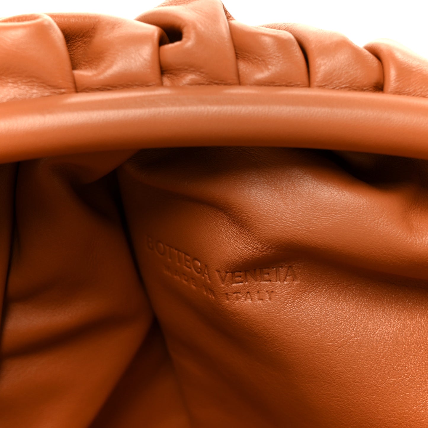 Smooth Butter Calf The Pouch Oversized Clutch Clay