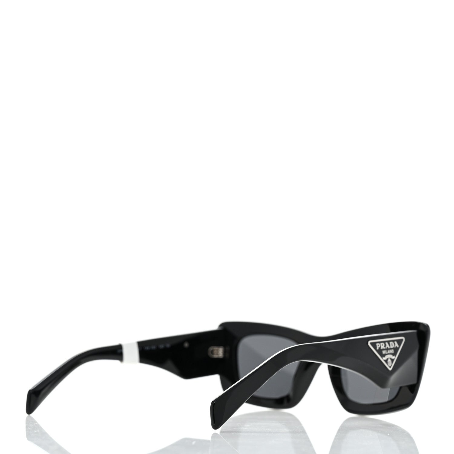 Prada Acetate Symbole Sunglasses SPR 13Z Black 4 of 8