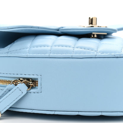 Chanel Lambskin Quilted CC In Love Heart Bag Light Blue 9 of 11