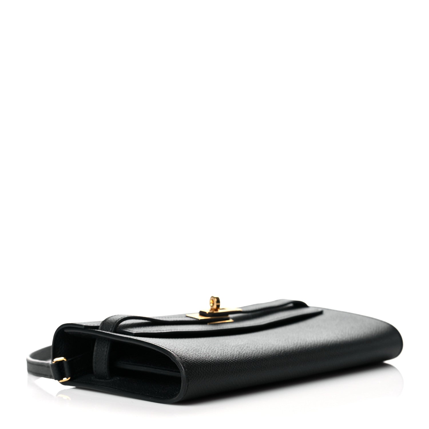 Hermes Epsom Kelly Wallet To Go Black 4 of 9