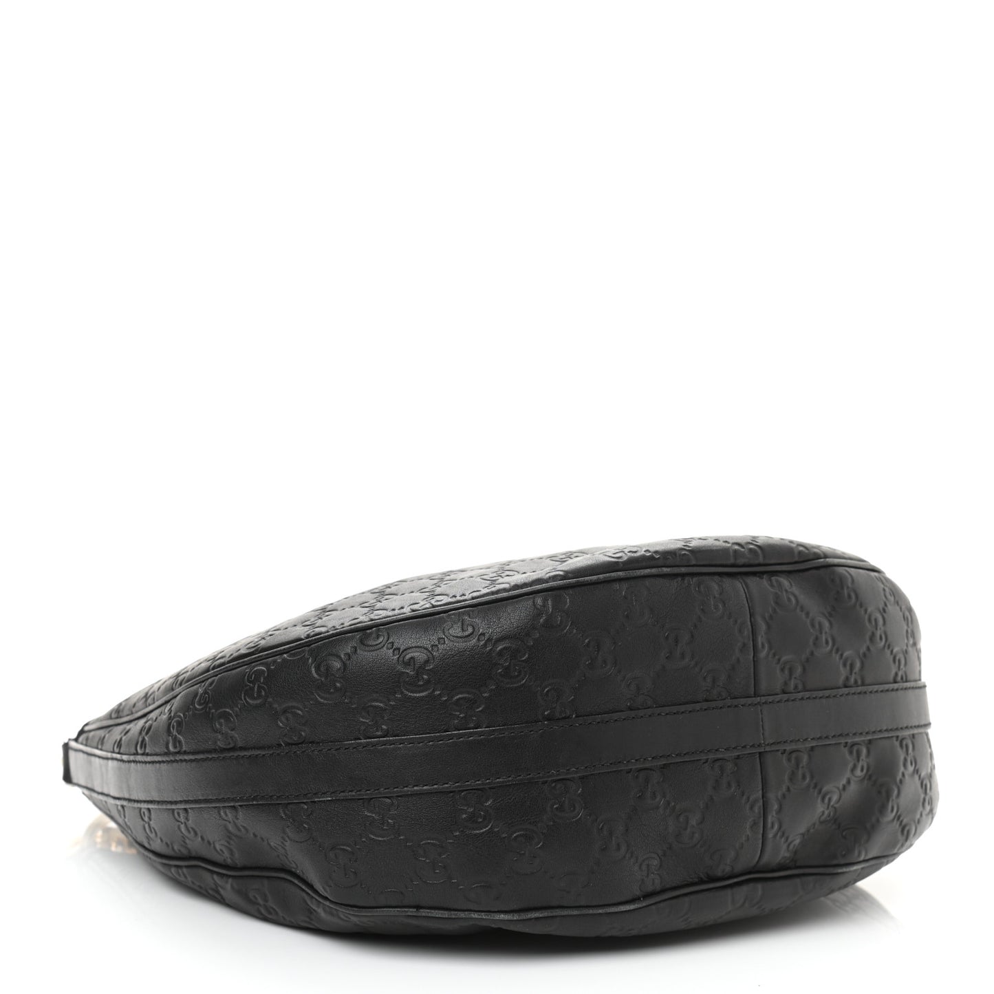 Guccissima Medium GG Twins Hobo Black
