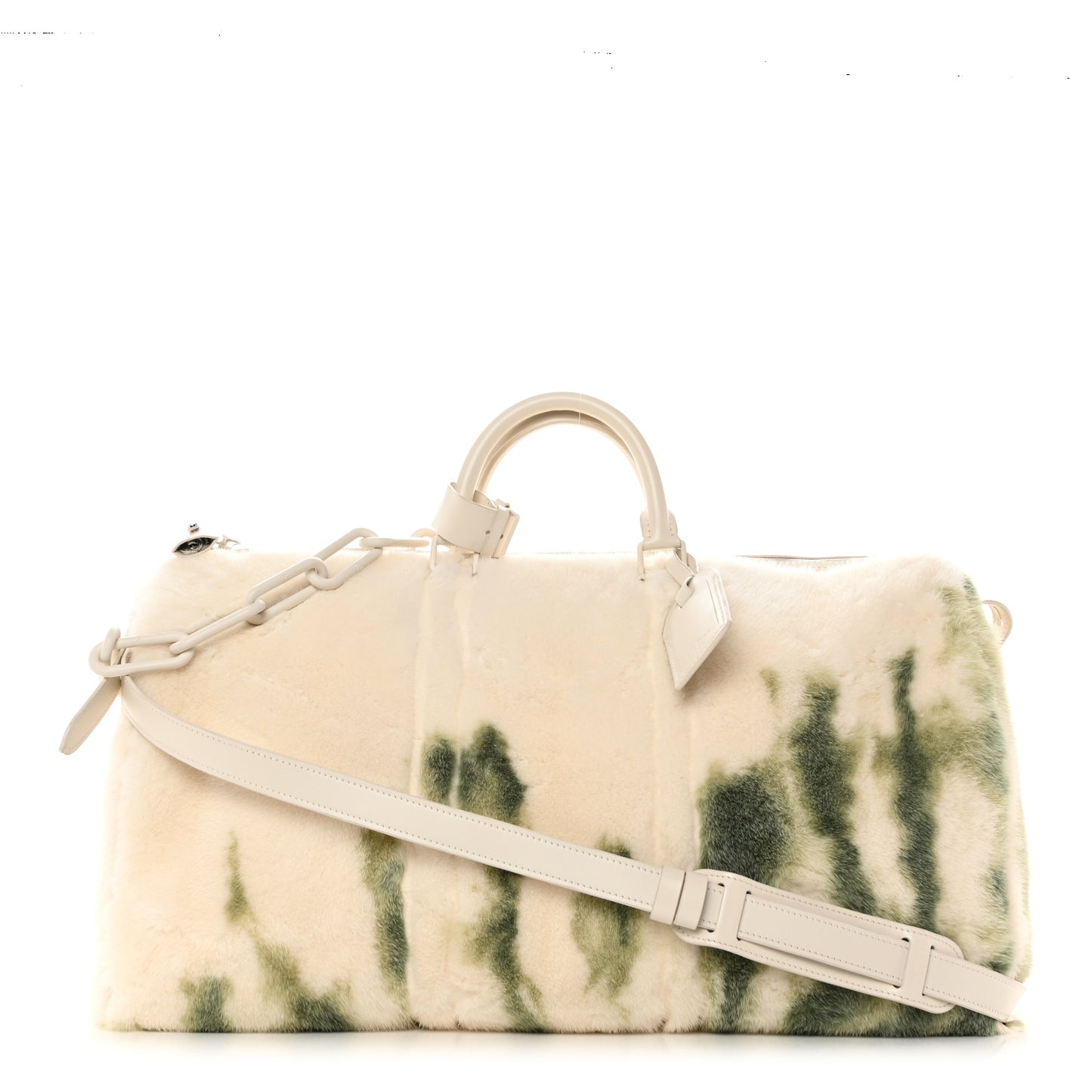 Mink Keepall Bandouliere 50 Vison White