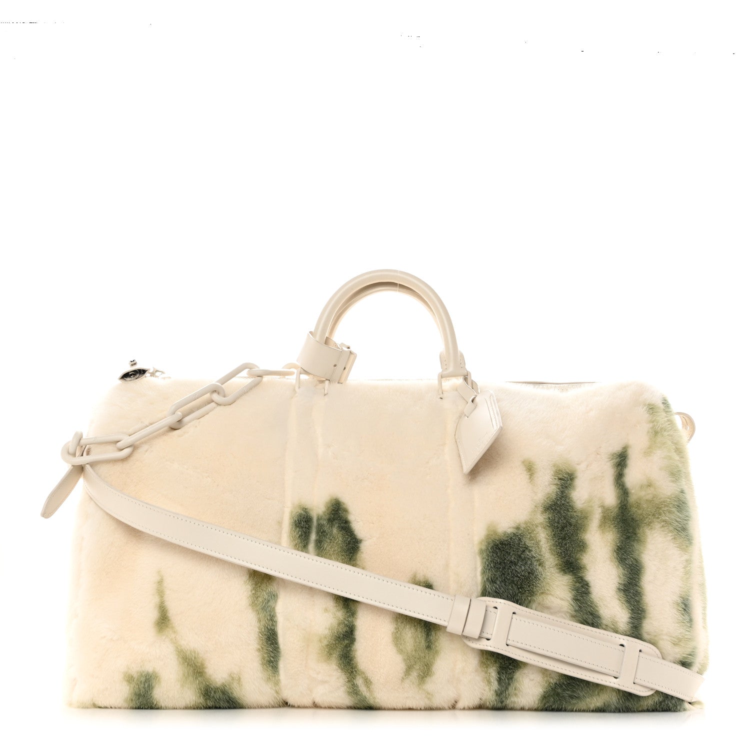 Louis Vuitton Mink Keepall Bandouliere 50 Vison White 1 of 14