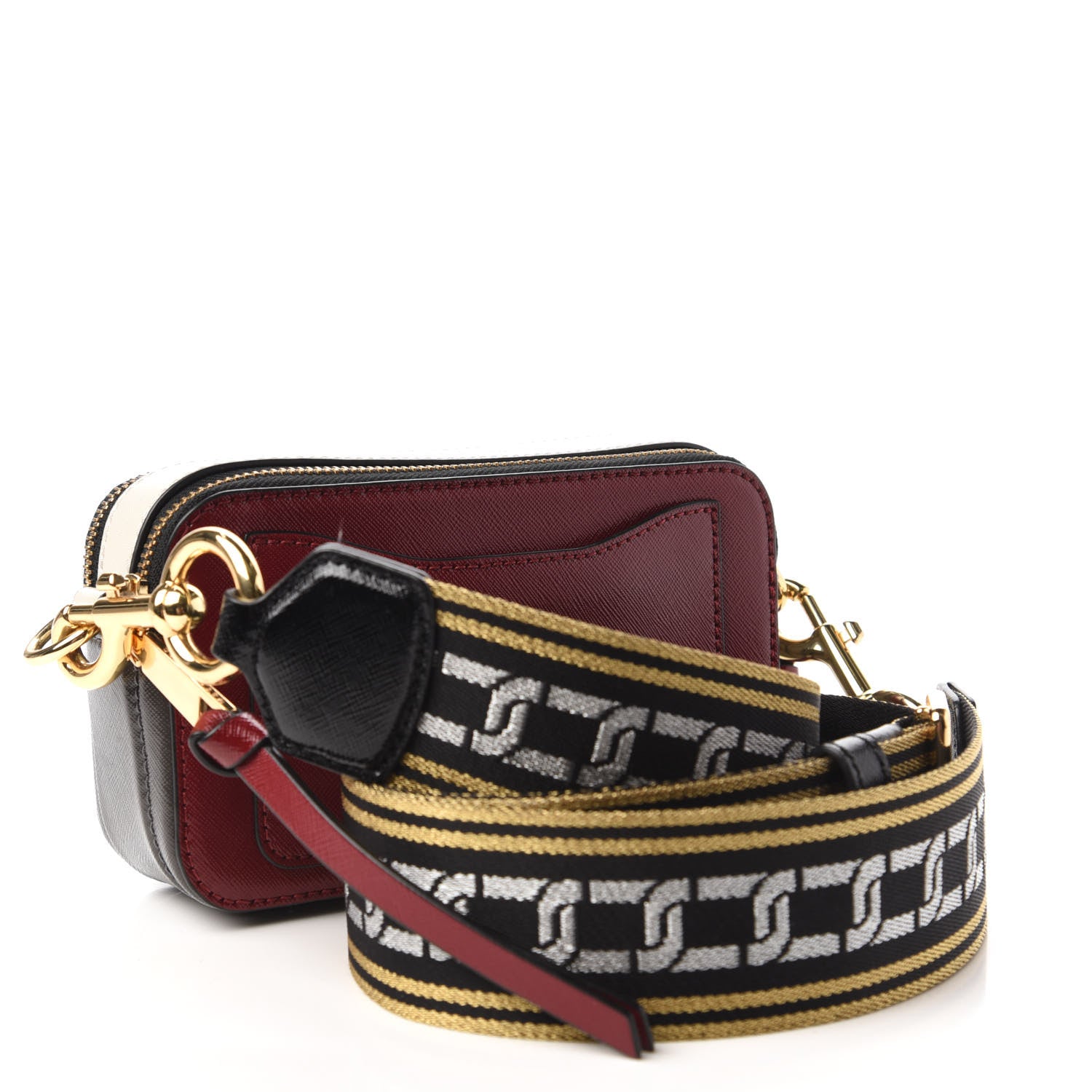 Marc Jacobs Saffiano Small Snapshot Camera Bag Red Multicolor 3 of 9
