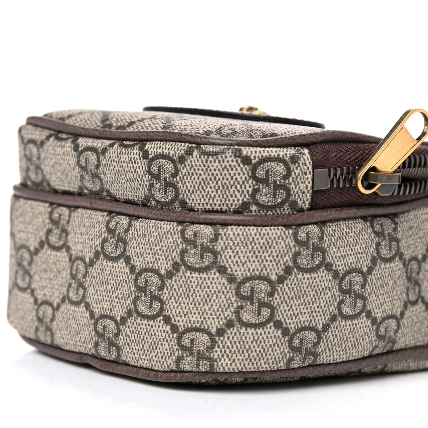GG Supreme Monogram Mini Neo Vintage Double Zip Messenger Bag Beige New Acero Crop