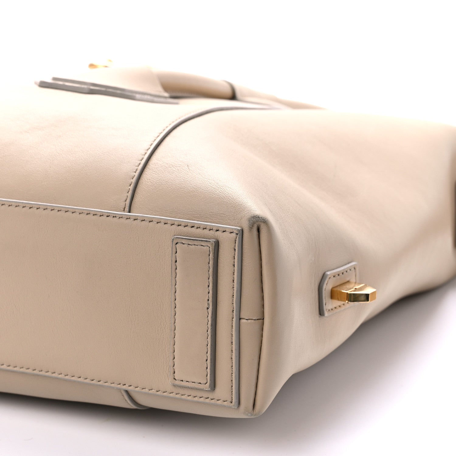 Givenchy Smooth Calfskin Medium Antigona Lock Duffle Bag Beige 8 of 10