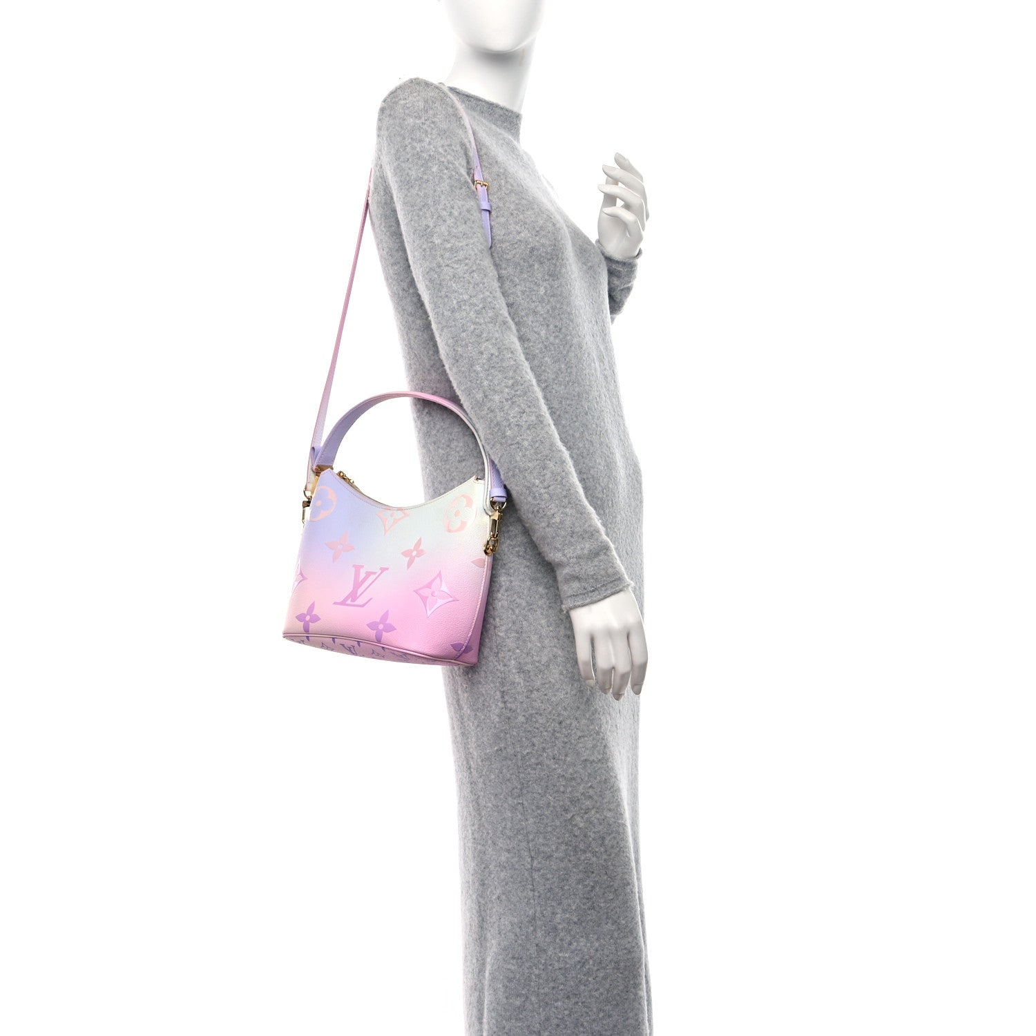 Louis Vuitton Monogram Giant Spring In The City Marshmallow Hobo PM Sunrise Pastel 2 of 10