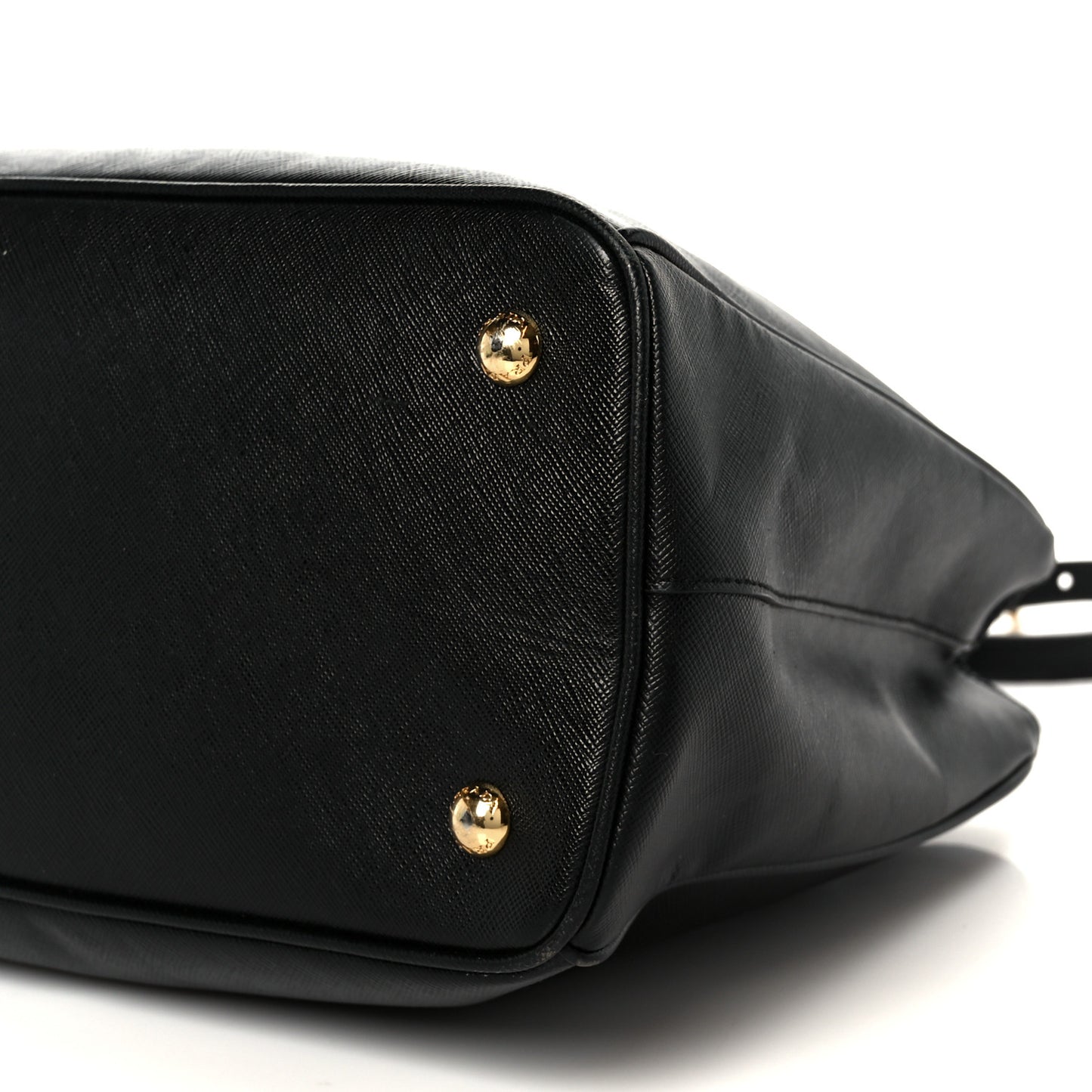 Saffiano Lux Medium Tote Black