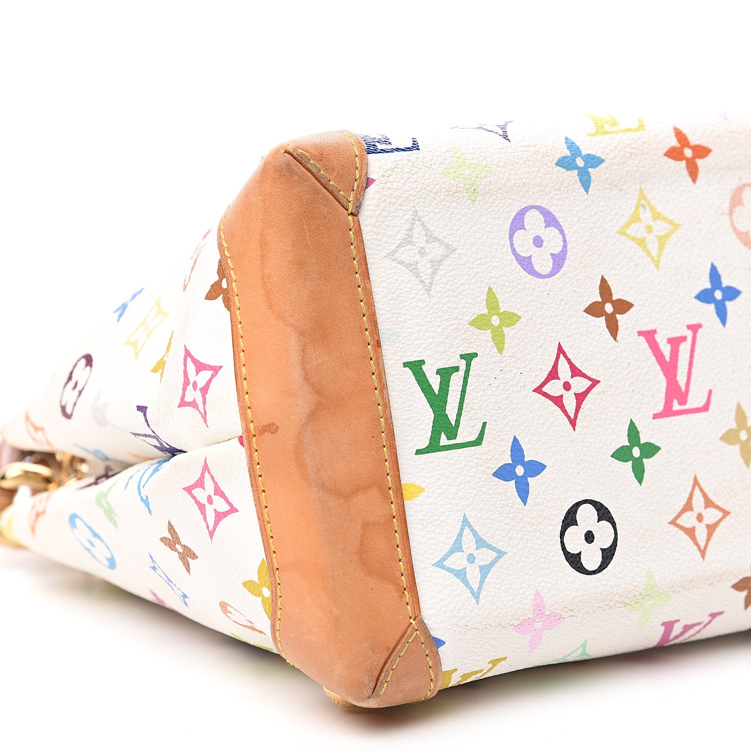 Louis Vuitton Monogram Multicolor Audra White 7 of 14