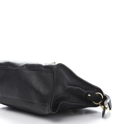 Balenciaga Chevre Gold Metallic Edge Hardware City Black 11 of 14