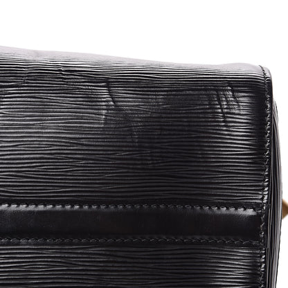 Louis Vuitton Epi Speedy 25 Black 10 of 15