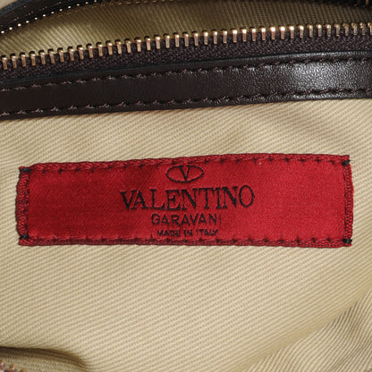 Valentino Garavani Calf Hair Leopard Print Rockstud Zip Chain Pouch Leopard 8 of 9