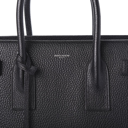Saint Laurent Grained Calfskin Large Sac De Jour Carryall Black 6 of 10