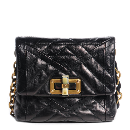 Lanvin Quilted Calfskin Happy Mini Pop Crossbody Black 1 of 11