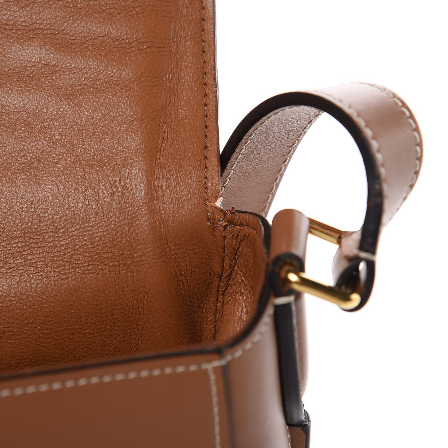 Palmelato Calfskin Medium Trotteur Tan