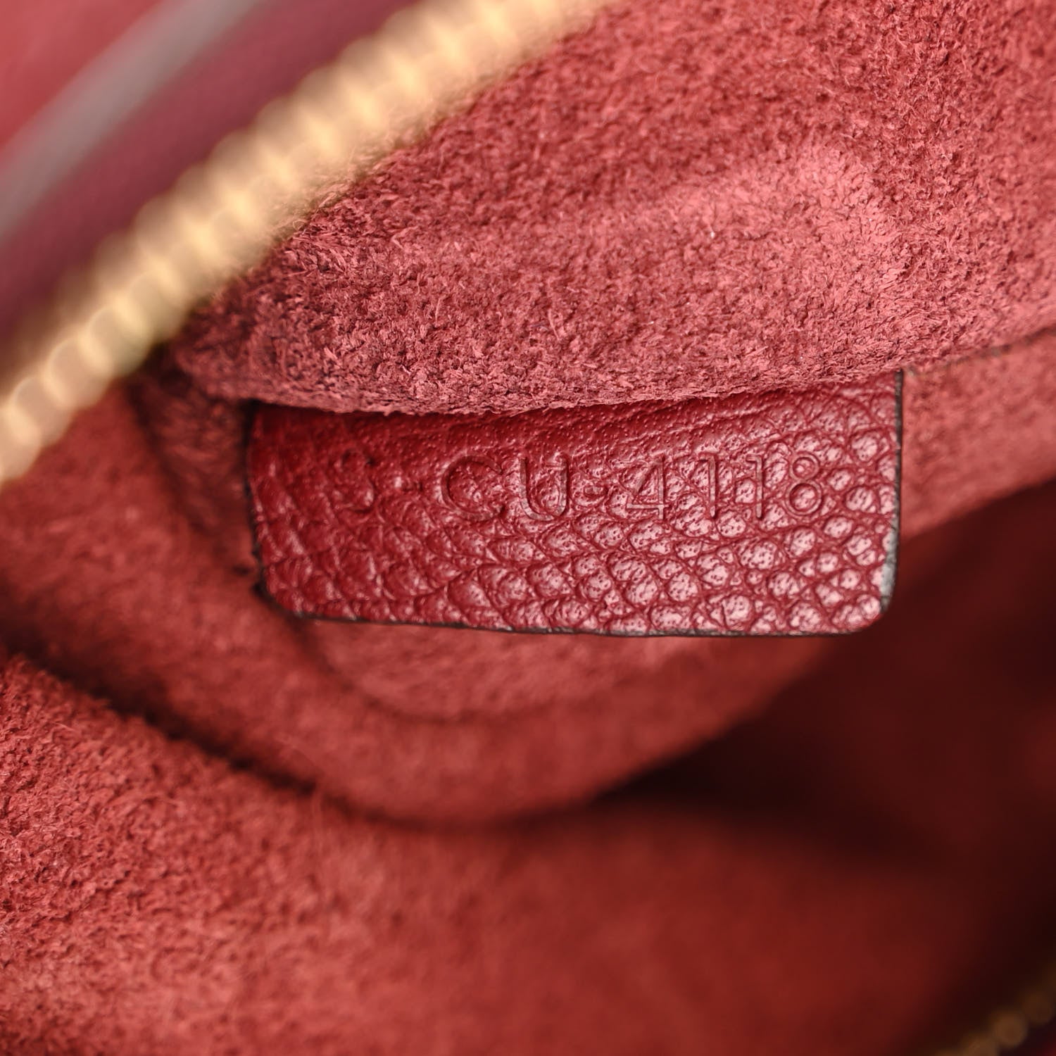 Celine Soft Grained Calfskin Small Belt Cabas Phantom Light Burgundy 7 of 10