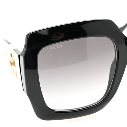 Gucci Acetate Square Frame Chain Sunglasses GG1022S Black 7 of 7