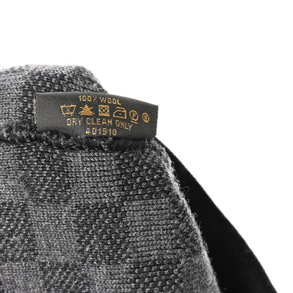 Louis Vuitton Wool Bonnet Petit Damier Beanie Hat Black 9 of 10