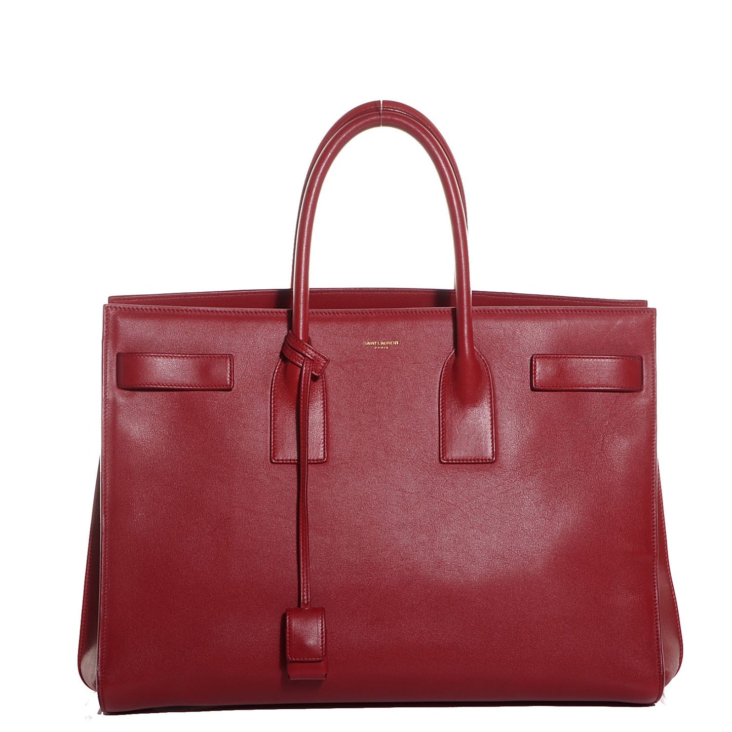 Calfskin Large Sac de Jour Carryall Lipstick Red